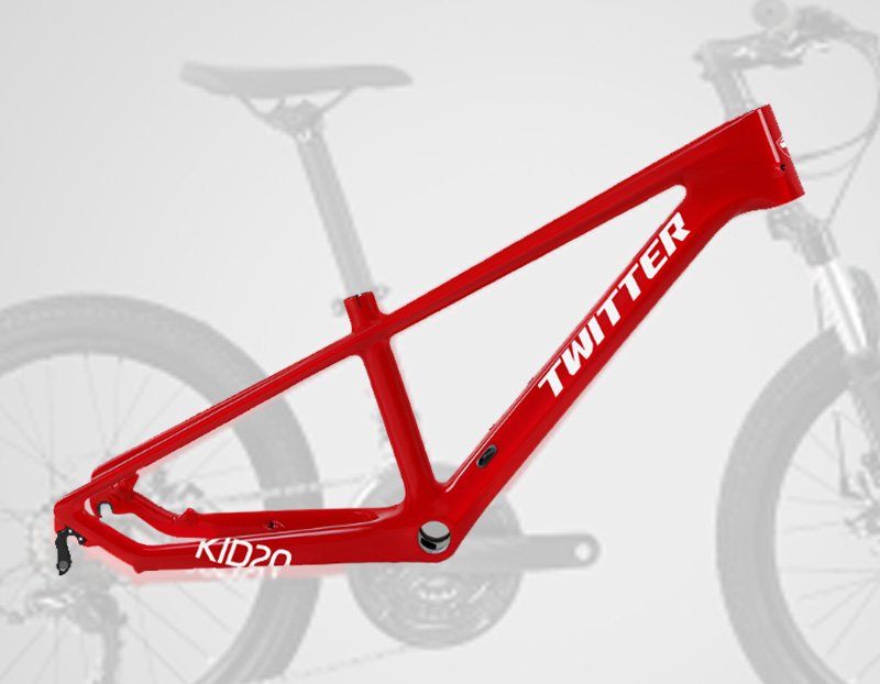 Mountain Biking Uk - カーボンファイバーマウンテンバイクフレーム、Twitter-Ultralight、20インチホイールキッズ学生ティーンエイジャースクーター、インナーケーブル、DPD UK EU