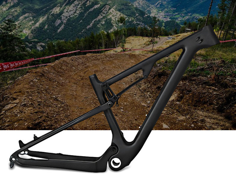 Mountain Biking Uk - カーボン自転車フルサスペンションフレーム、ソフトテール、29/27.5インチ、ブースト、148mm、マウンテン4リンク、MTB、XCサイクリングダウンヒル、DPD EU UK