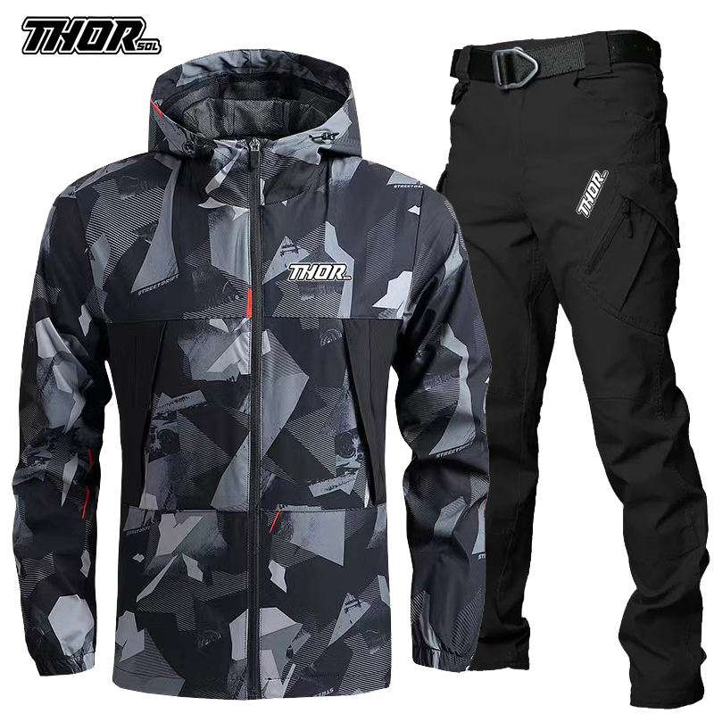 THORSOL 男性サイクリングジャージセット秋マウンテンバ - Mountain Biking Trousers のレビューと価格