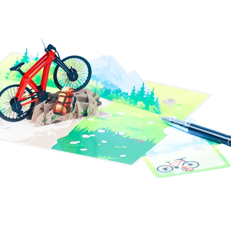 マウンテン バイク アートワーク付き 3D メッセージ カー - Mountain Biking Holidays のレビューと価格