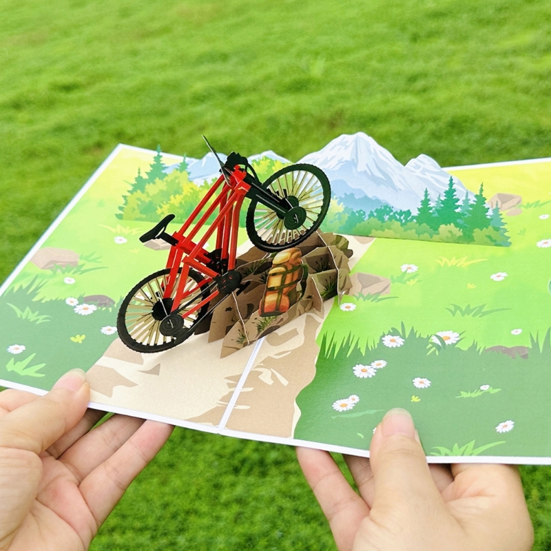 マウンテン バイク アートワーク付き 3D メッセージ カー - Mountain Biking Holidays のレビューと価格