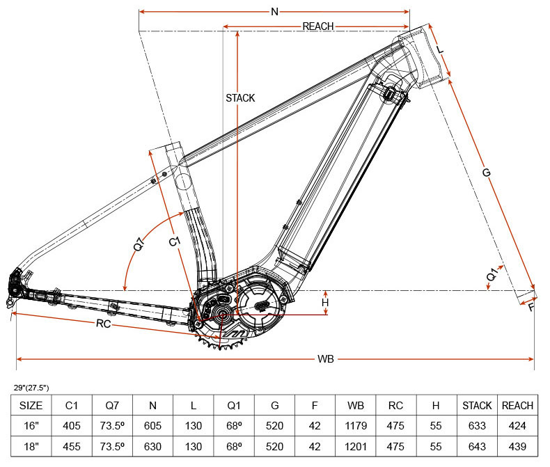 Eバイクフレーム アルミ合金 MTBフレームセット ミッドモ - Mountain Biking Uk のレビューと価格
