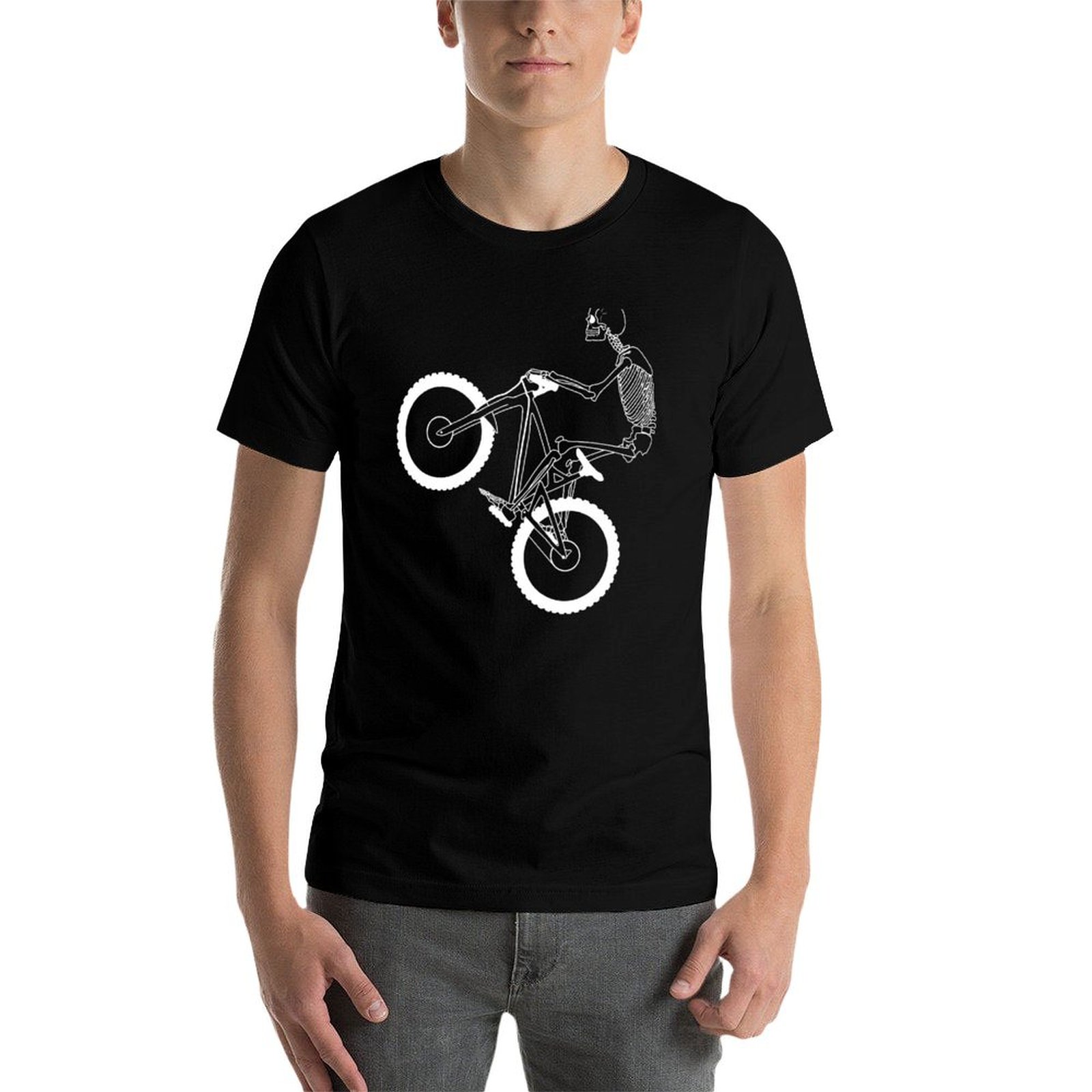 マウンテン バイク スケルトン インバーテッド Tシャツ カ - Mountain Biking Holidays のレビューと価格
