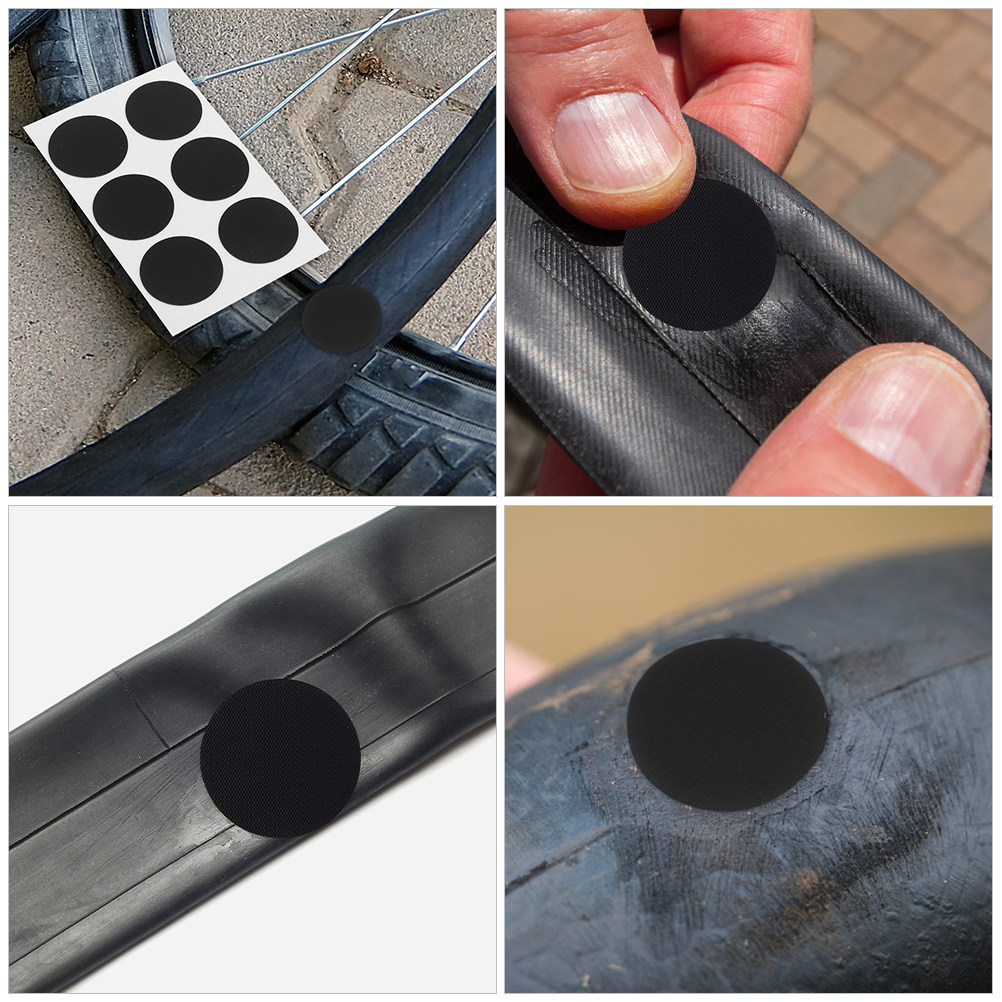 18個入り 自着式バイク用タイヤパッチキット。マウンテンバイ - Mountain Biking Tube のレビューと価格